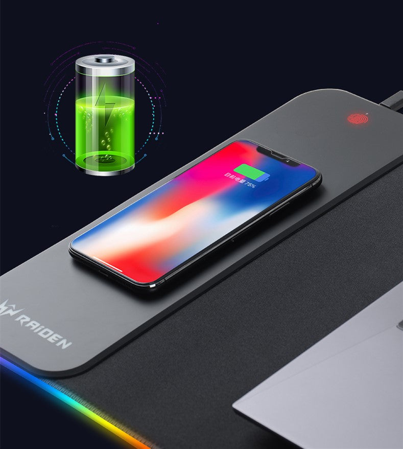 Wireless Charging RGB Gaming Mouse Pad – Power Meets Performance