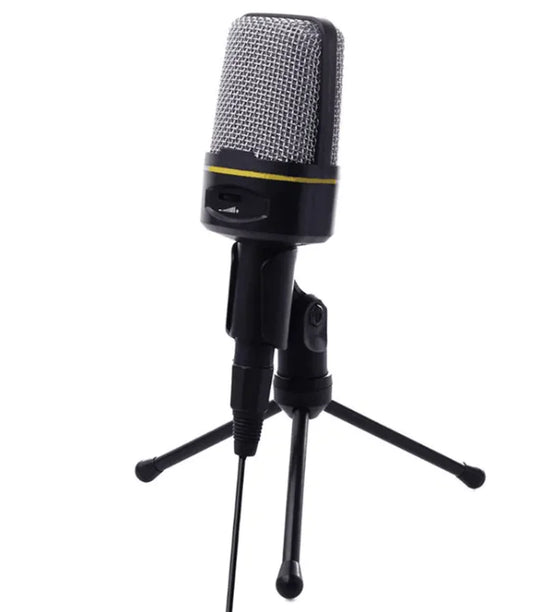 Professional Condenser Microphone with Tripod Stand – Clear Audio, Anywhere You Work