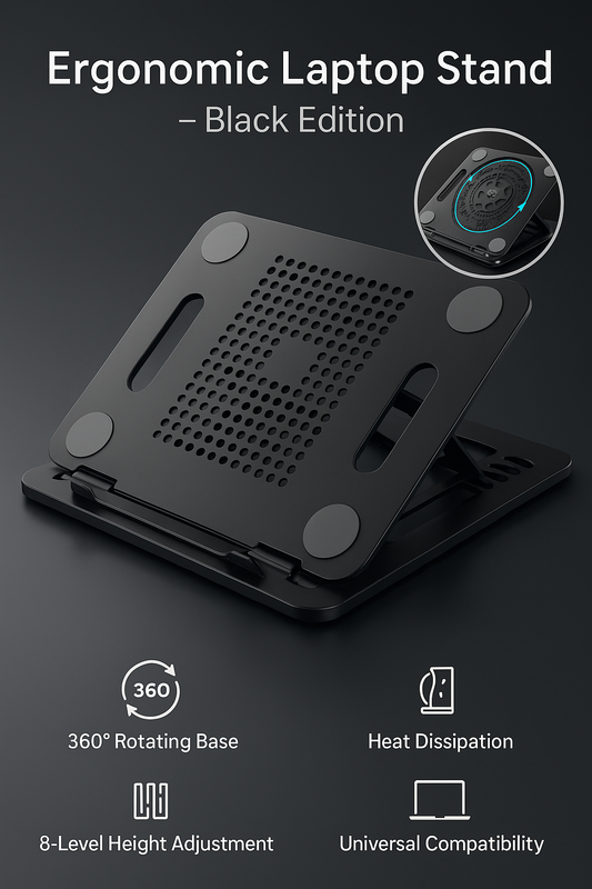 RYRA Folding Laptop Stand – Comfort & Convenience Anywhere